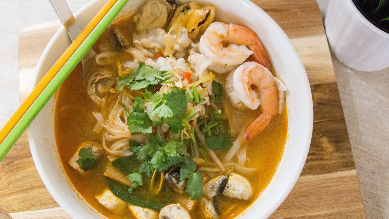 Tom Yum Noodles Soup (Gluten Free)
