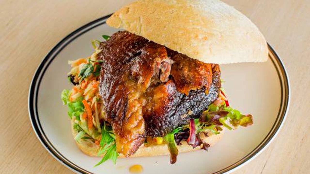 Smoked Crispy Duck Roll