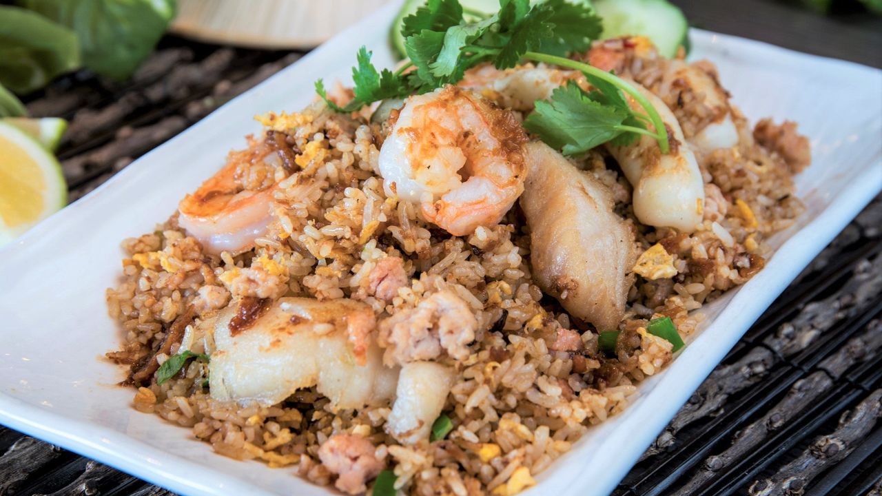 Seafood Tom Yum Fried Rice
