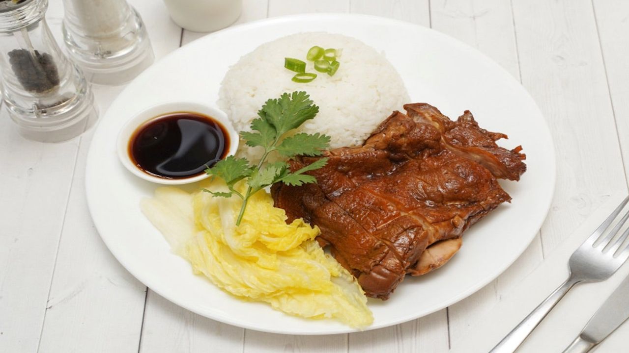 Soy Chicken With Rice