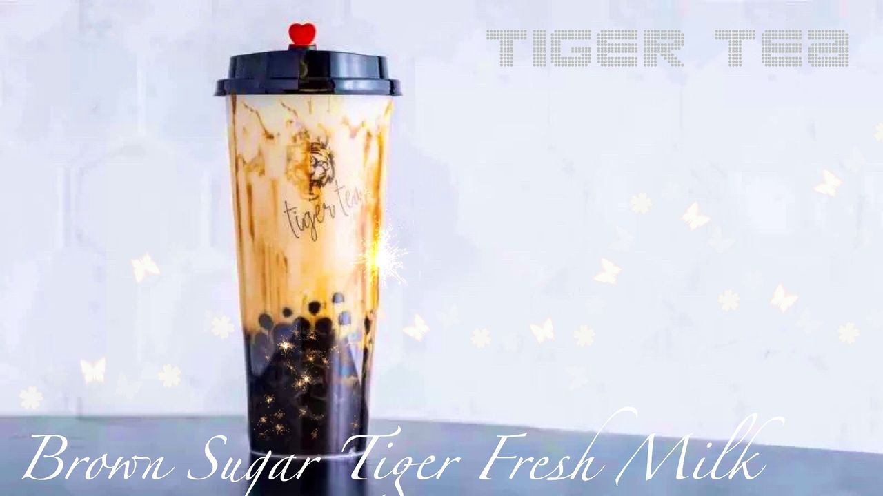 Brown Sugar Tiger Fresh Milk