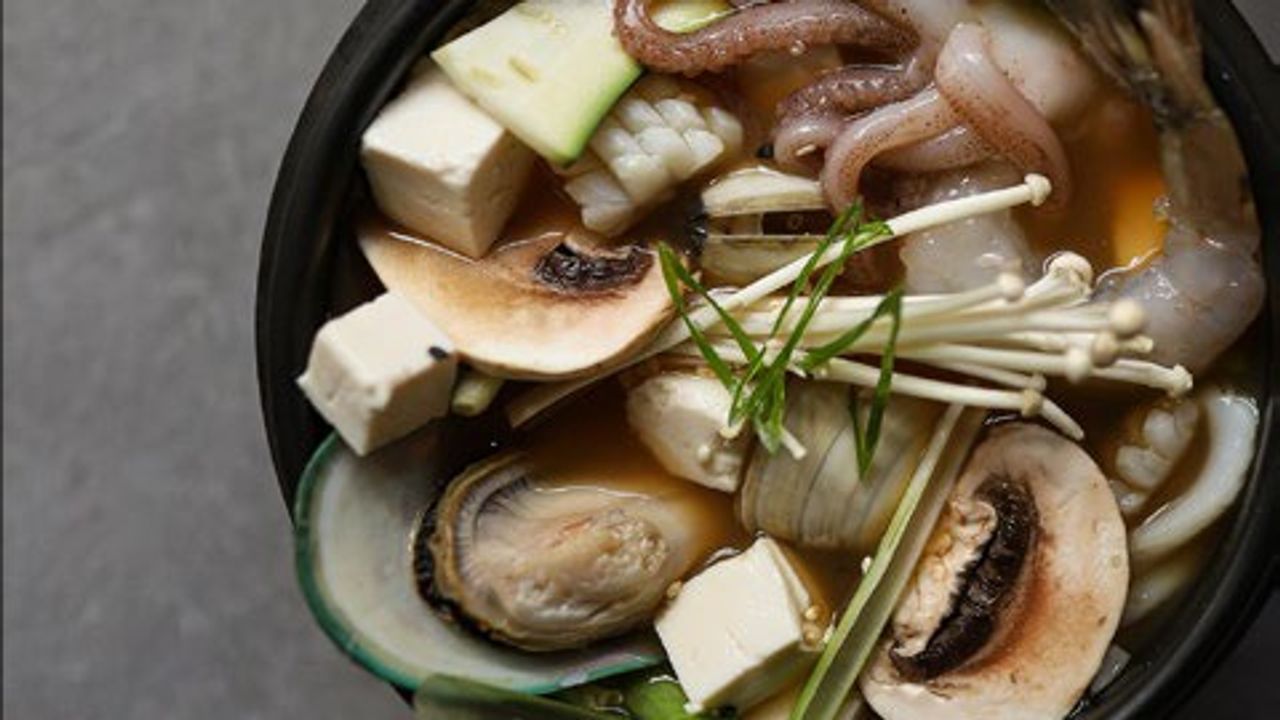 Lunch - Soy Bean Seafood Soup