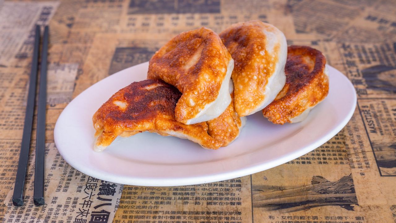 Pan Fried Pork, Cabbage Dumplings (5)