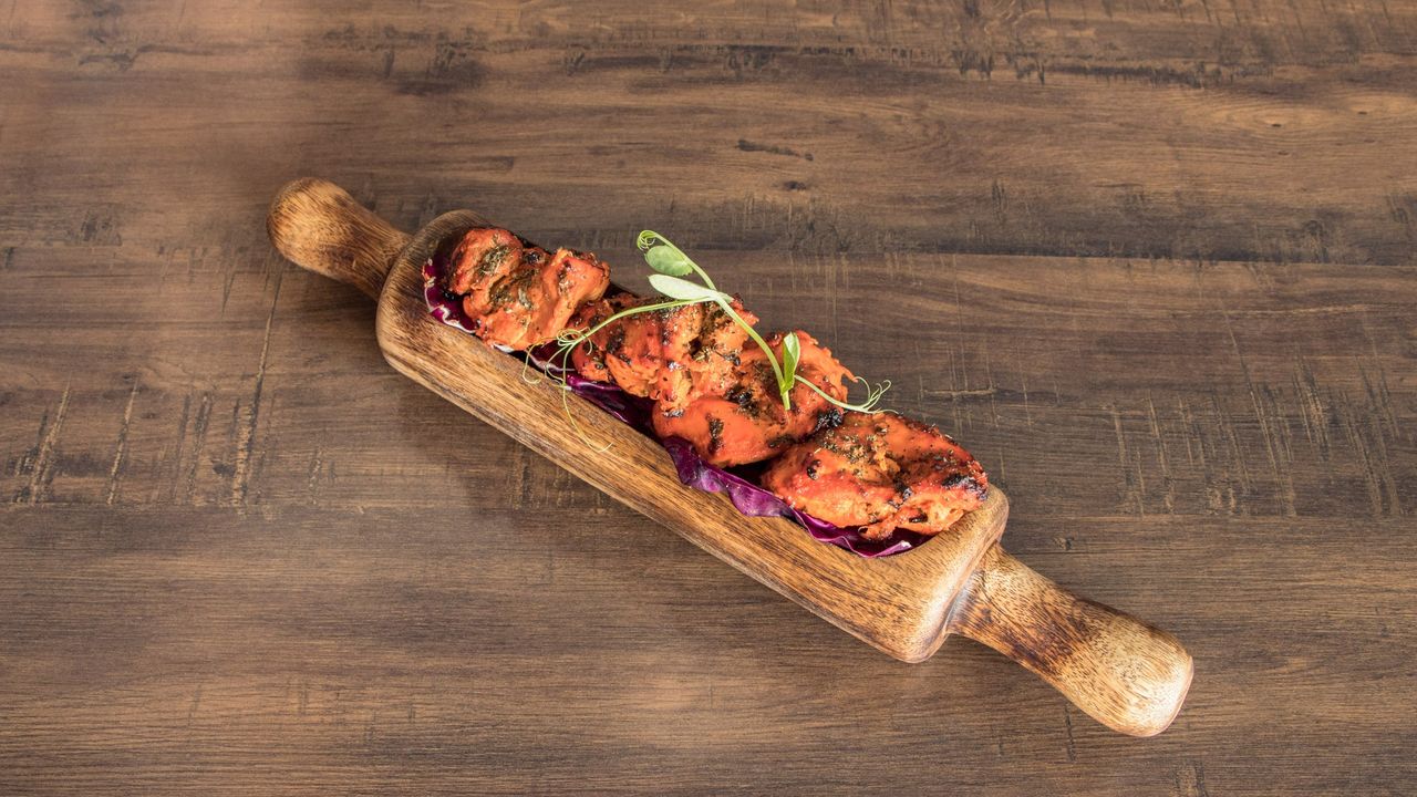 Carrot Basil Chicken Tikka