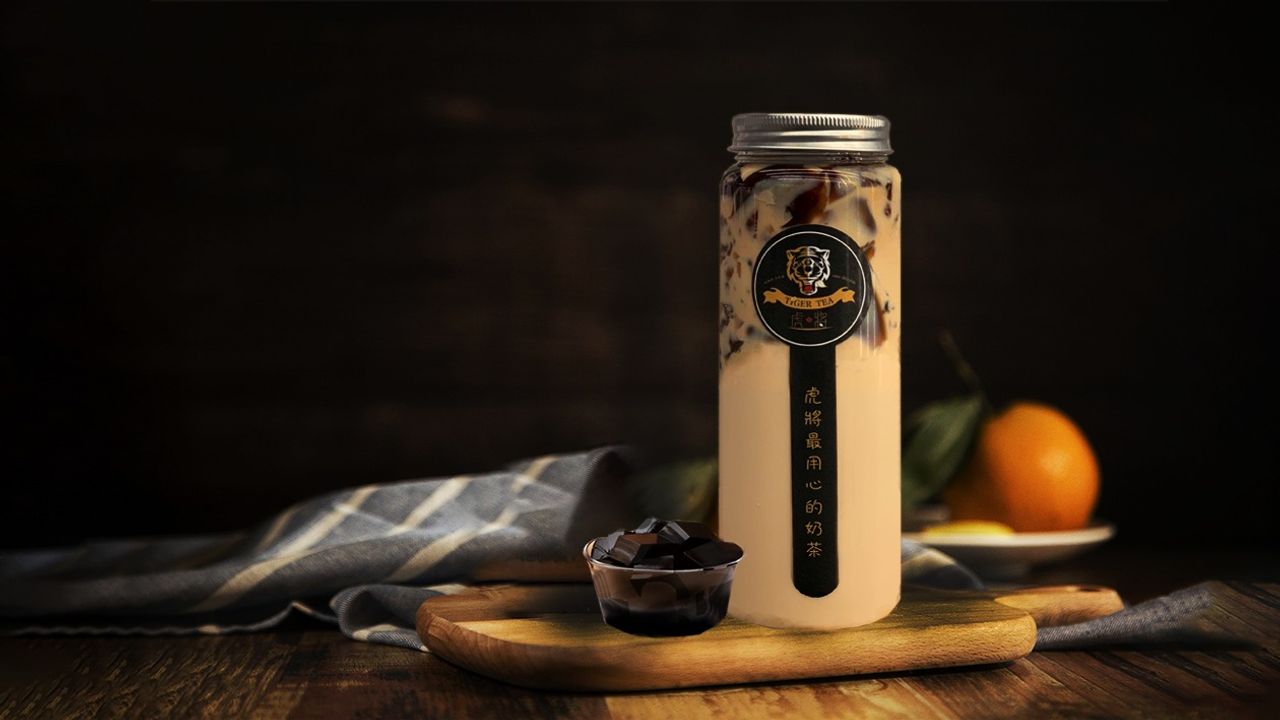 Signature TIGER MILK TEA with Coffee Jelly