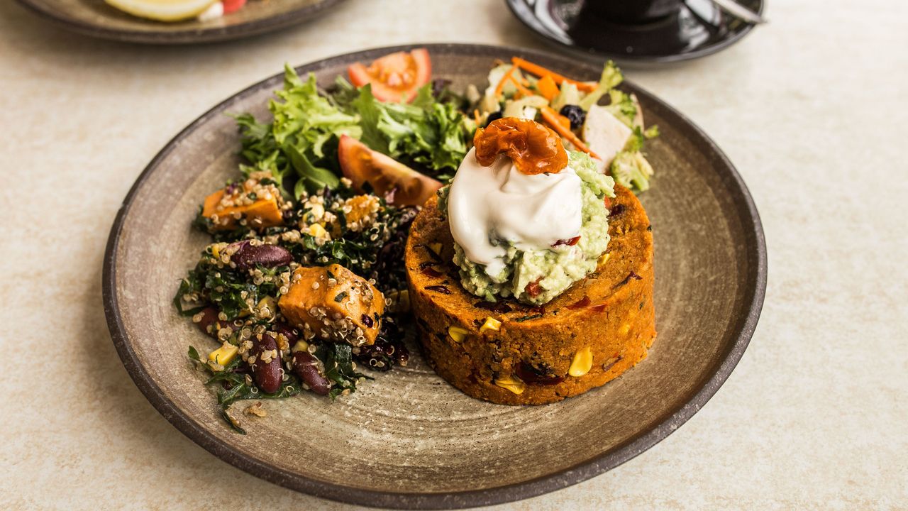 Mexican Savory Corn Burger (GF)