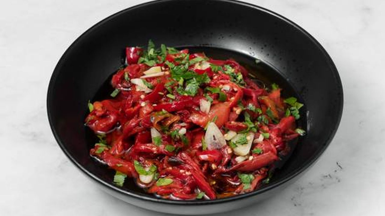 Fire roasted capsicum