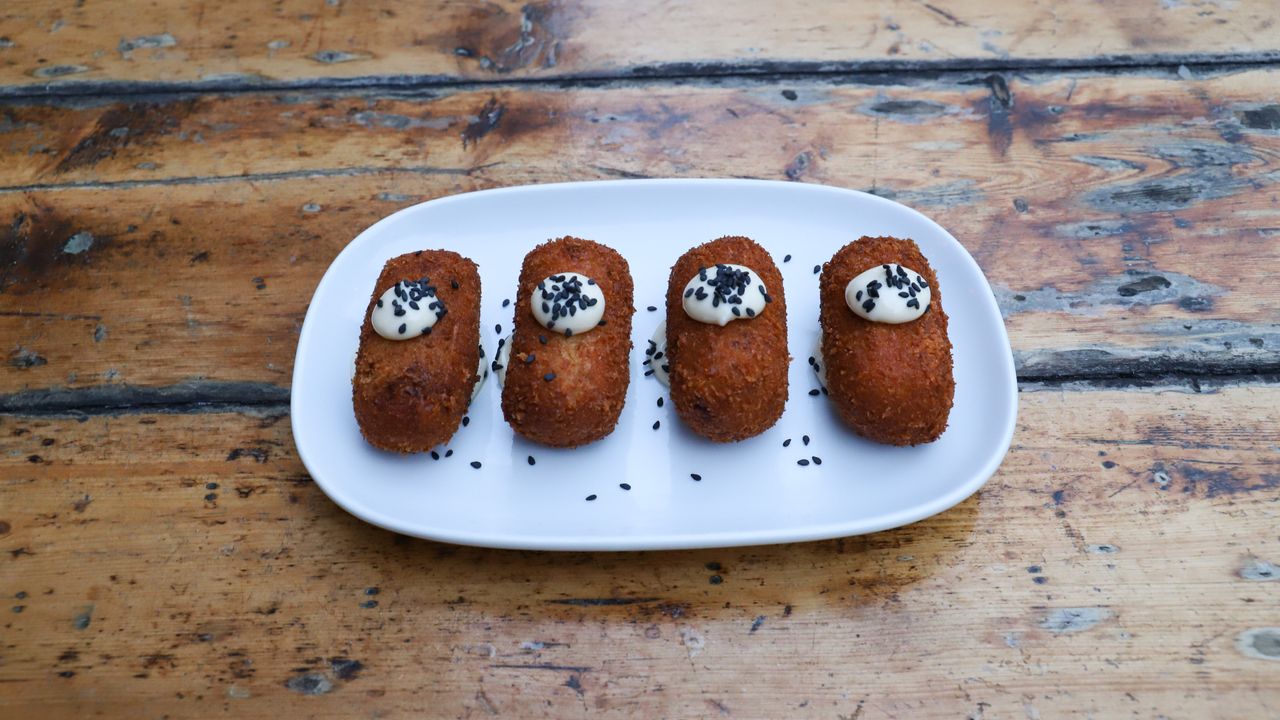 Leek and Manchego Crouquettes (V)