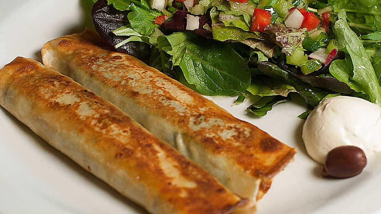 Spinach and Feta Crepes