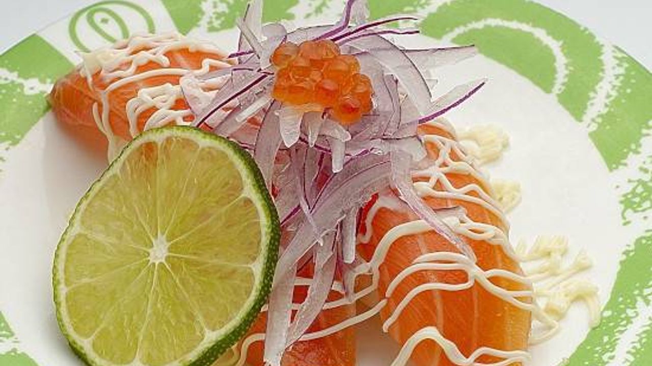 King of Salmon nigiri
