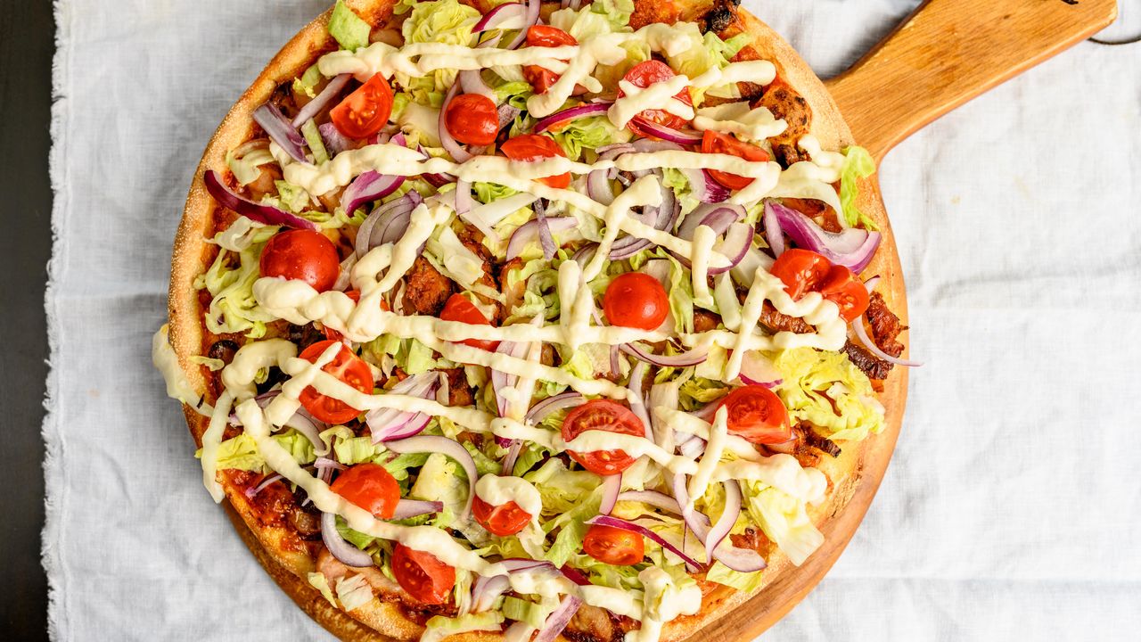 Chicken Kebab Pizza
