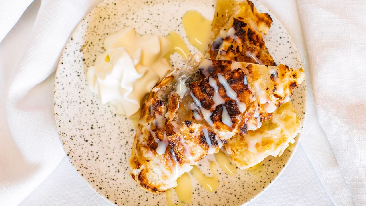 Roti with Caramelized Banana