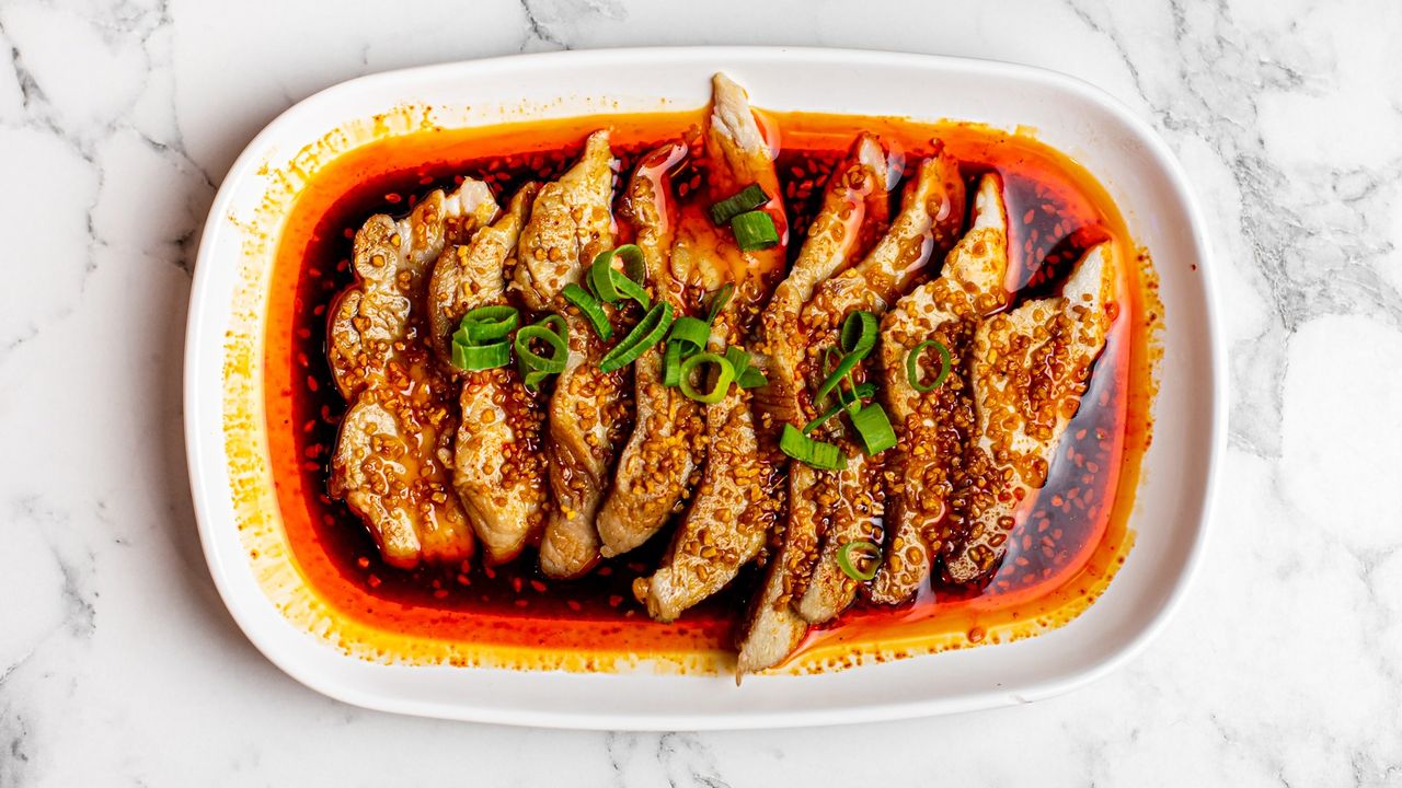 Sliced Pork with Garlic Chilli Sauce (Unavailable)