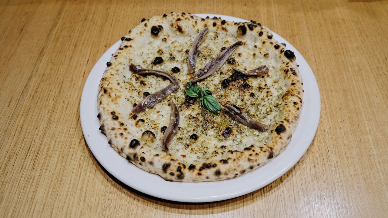 Anchovy and Chilli Flake Pizza Focaccia
