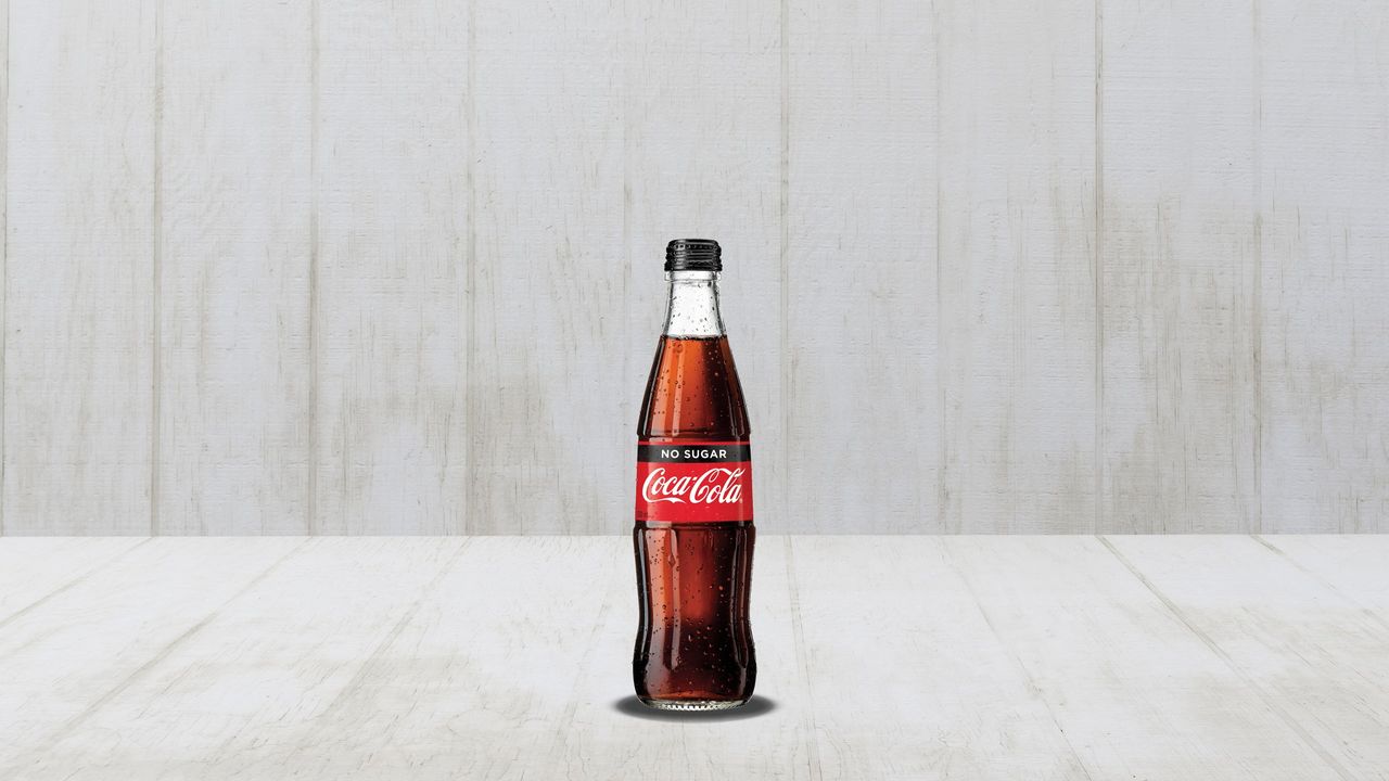 Coca-Cola No Sugar 330ml Bottle