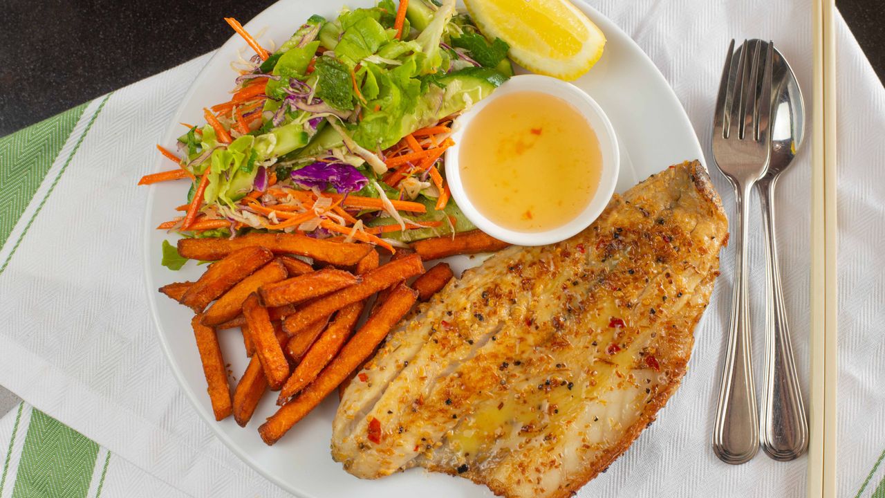 Pan Fried Lemongrass Barramundi Fillet