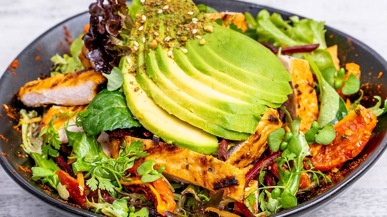 Grilled Chicken Avocado Salad