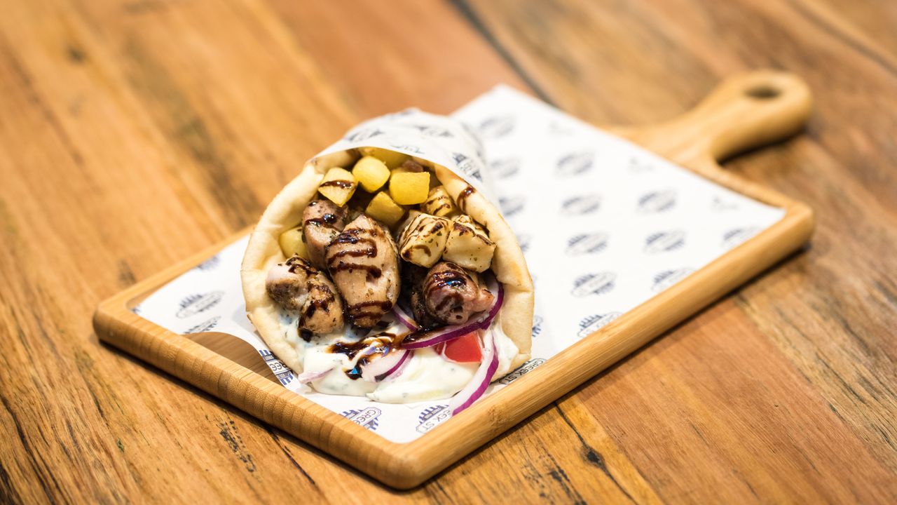 Greek St Signature Wrap