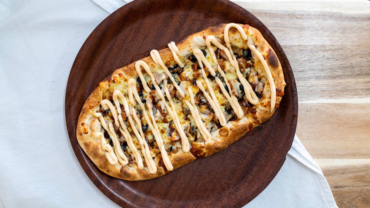 Turkish Meat & Cheese Pide