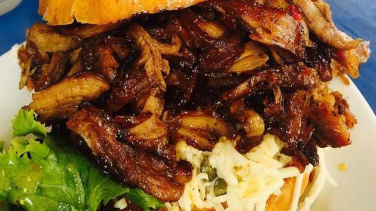 Pork knuckle Sandwich Combo Meal
