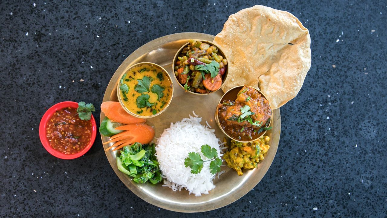 Non - Vegetable Thakali Thaali (spicy)