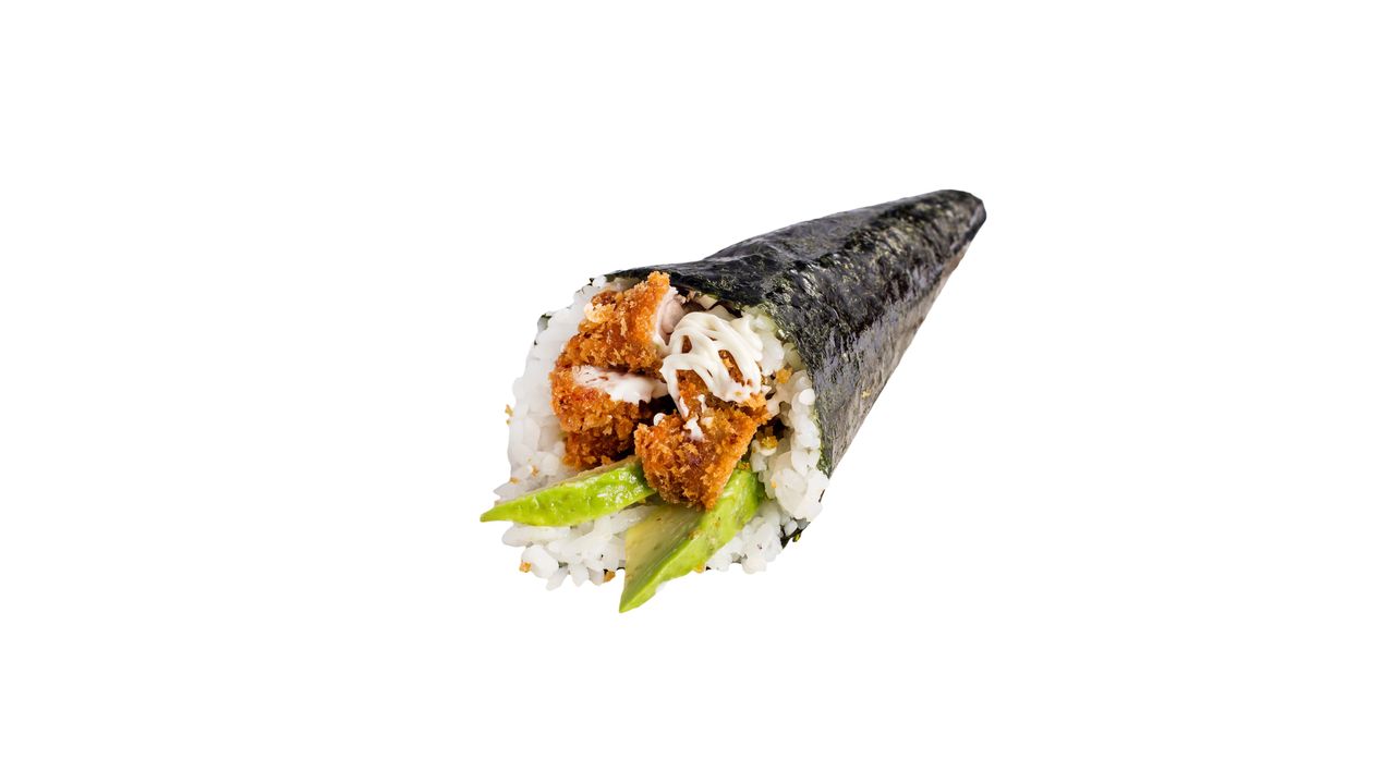 Crumbed Chicken Hand Roll