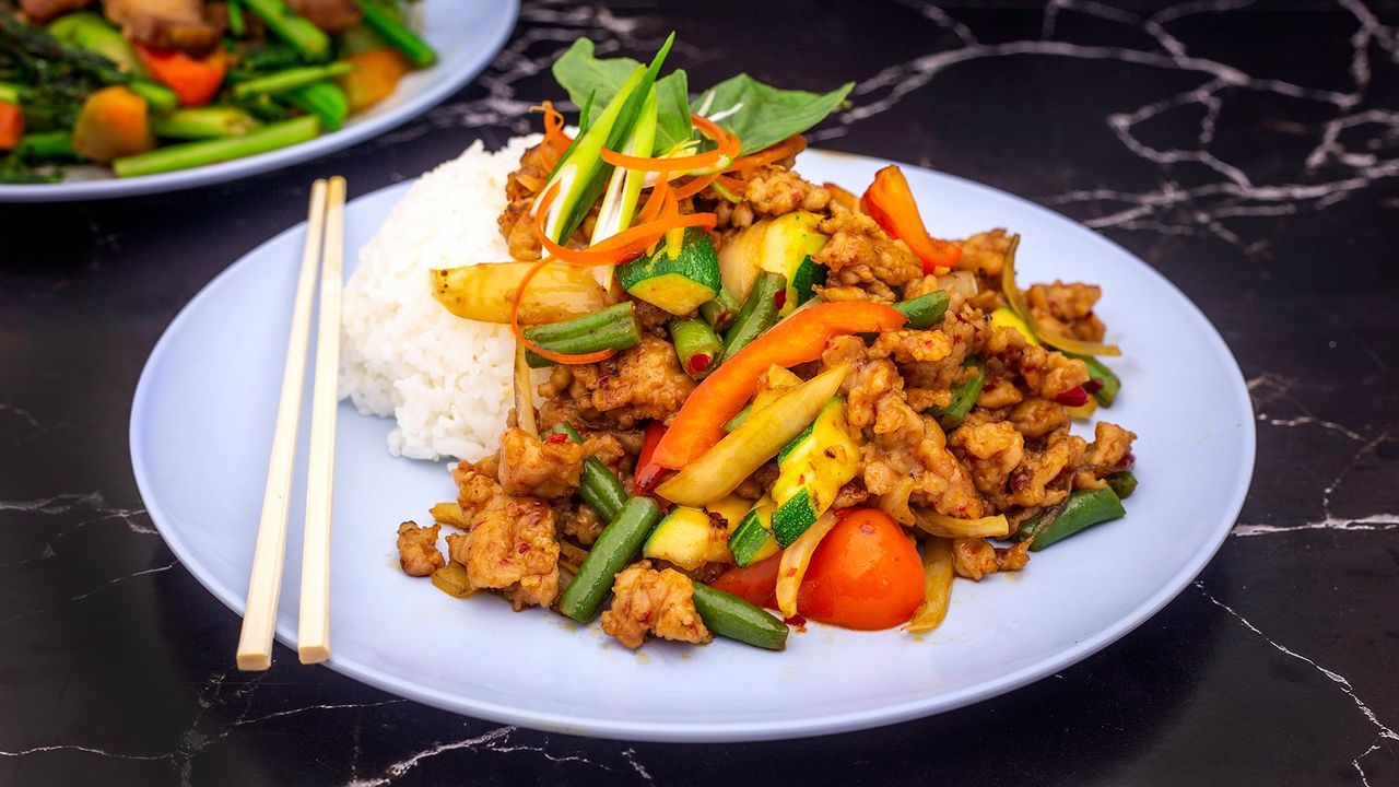 Stir-Fried Basil Chicken