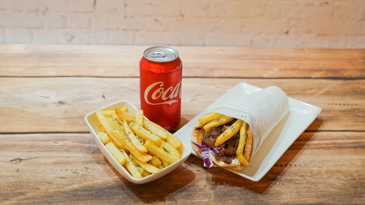 Pork Souvlaki Combo