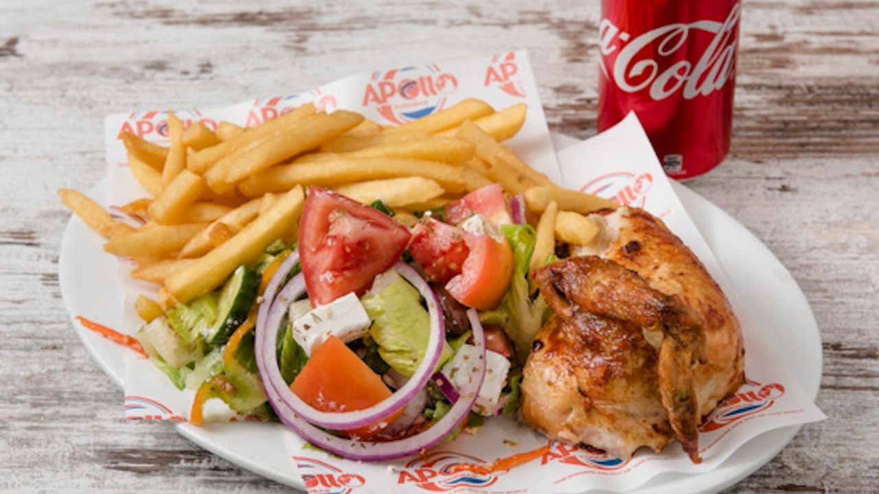 Quarter Chicken and Salad