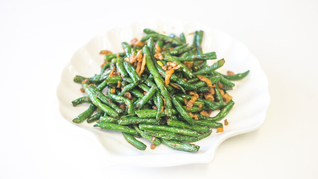 Stir Fried Green Bean with Minced Pork 干扁四季豆