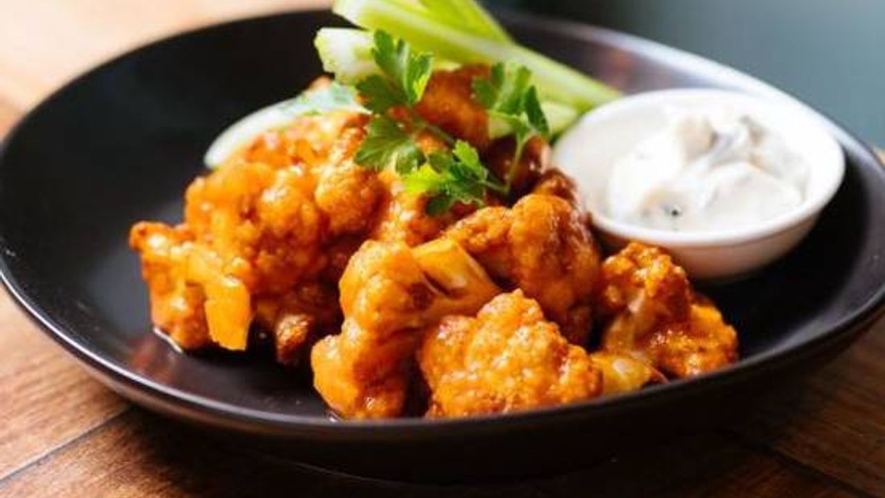 Buffalo Cauliflower Bites