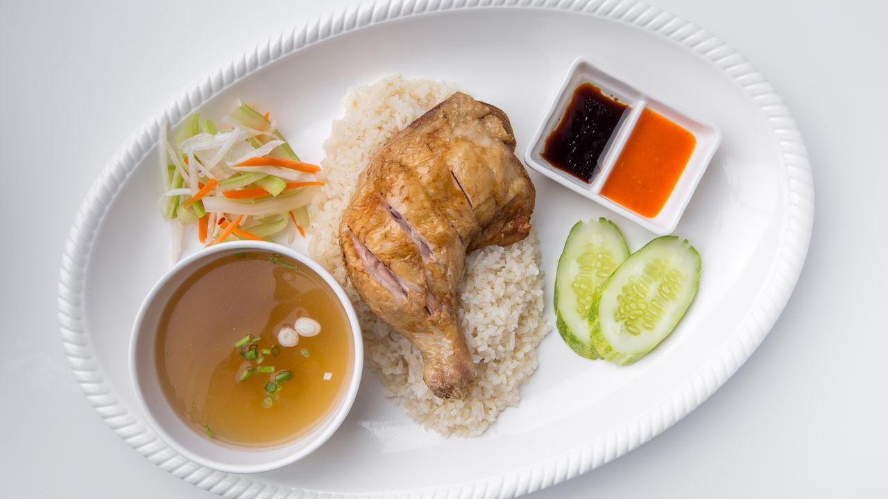 90. Hainanese Chicken Rice