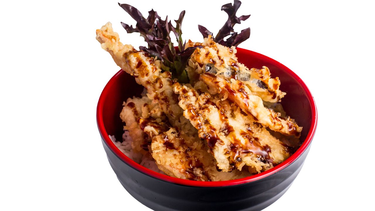 Tempura Vegetable on Rice