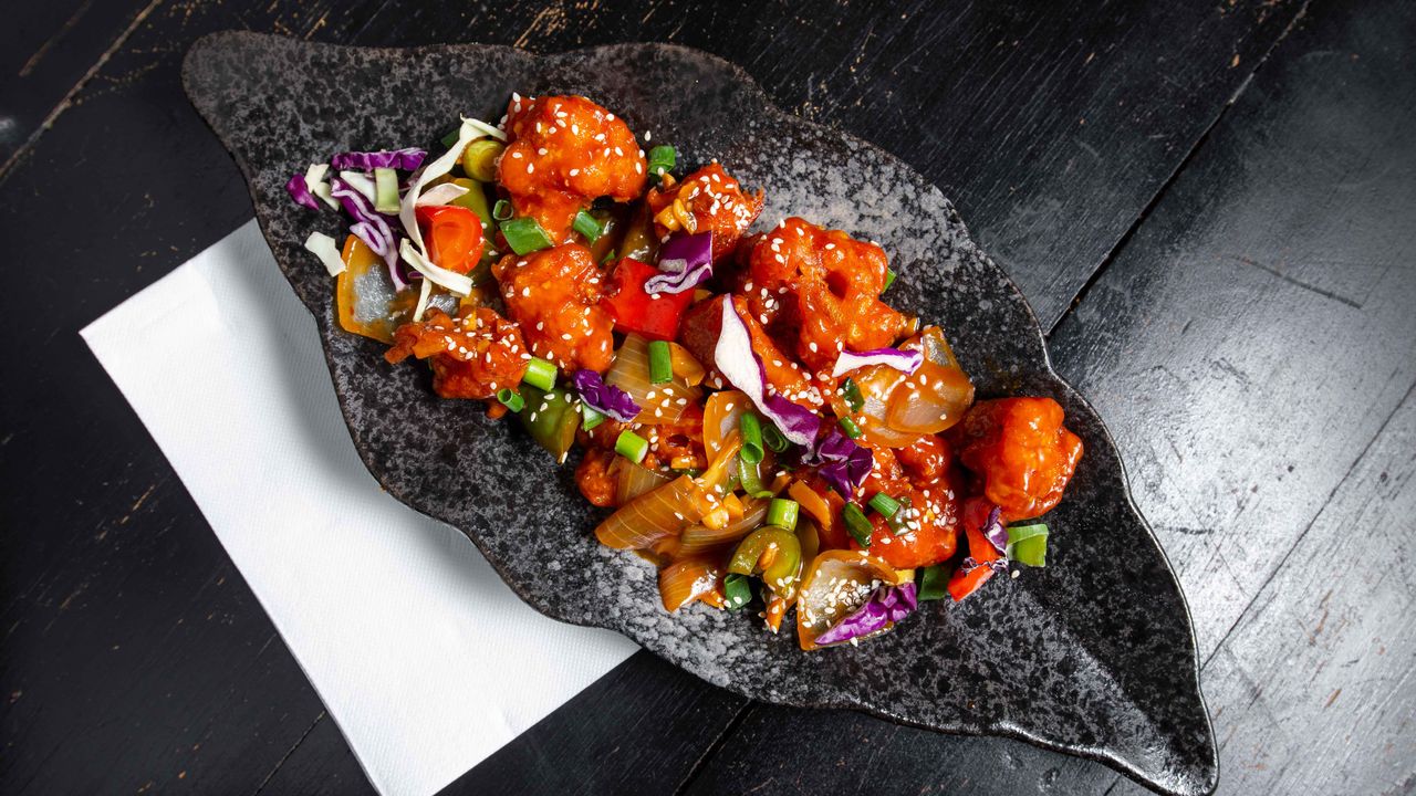 Sweet & Spicy Cauliflower