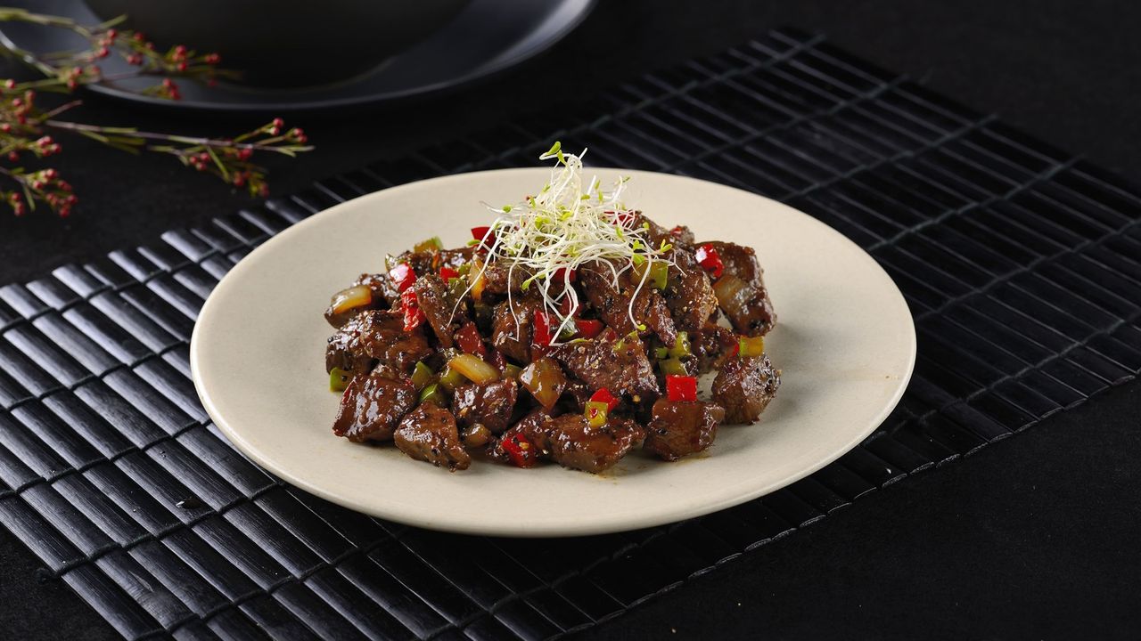 Beef in Black Pepper Sauce