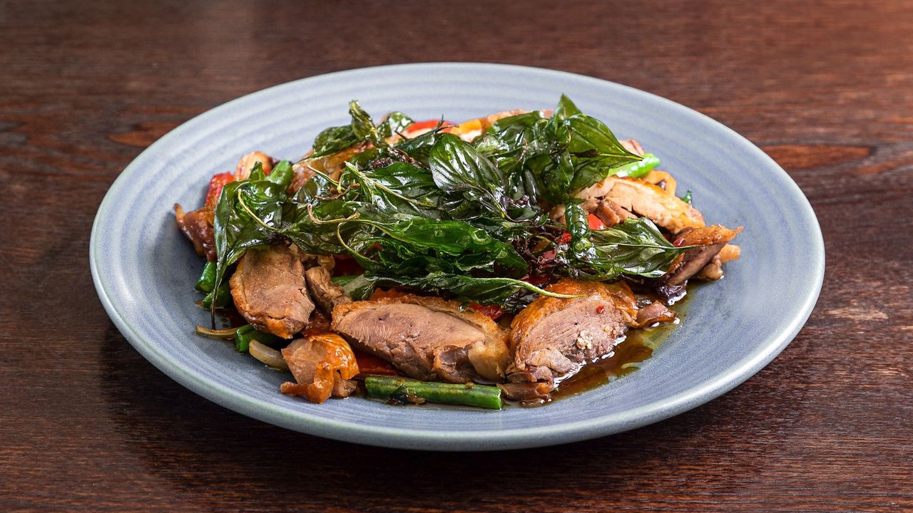 Duck Crispy Basil