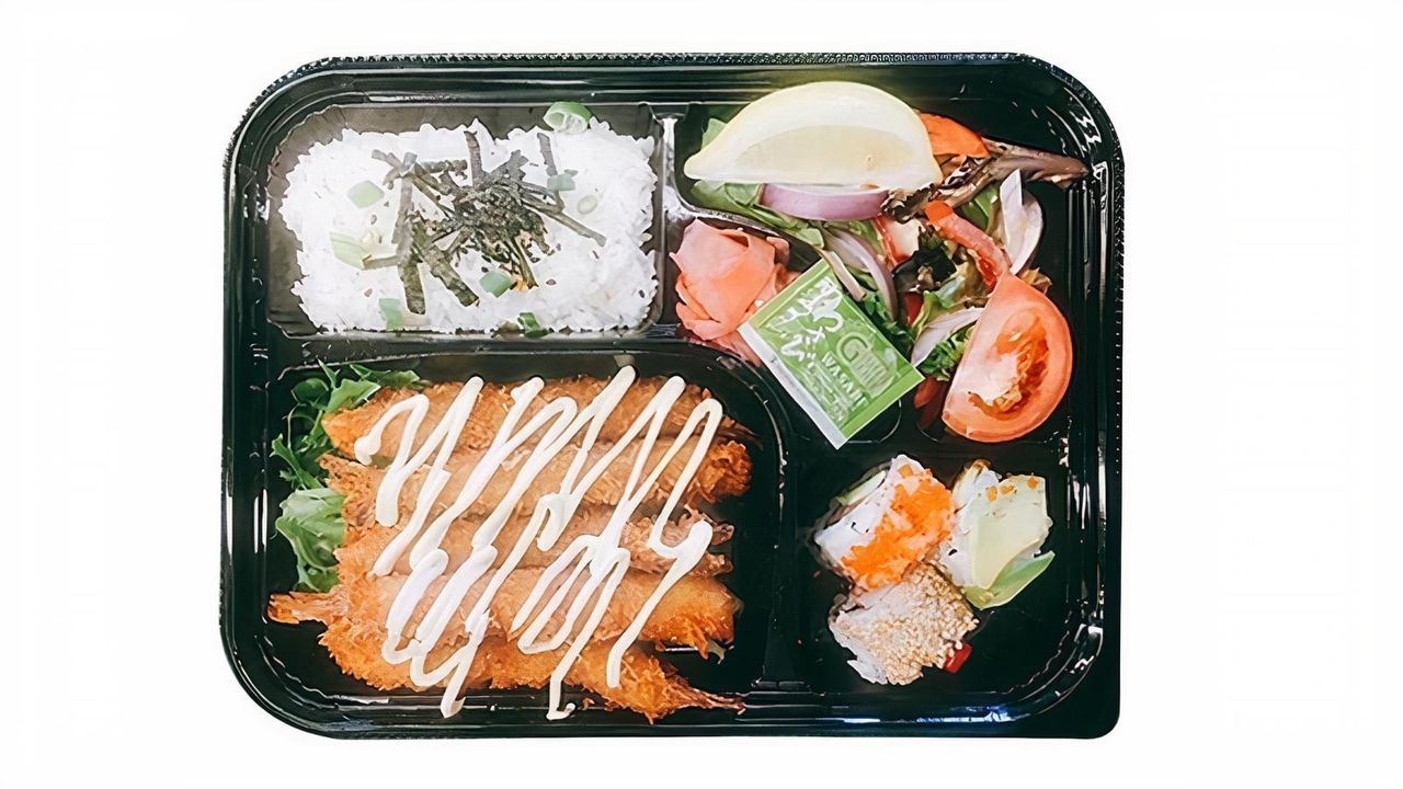 Panko Prawn Bento