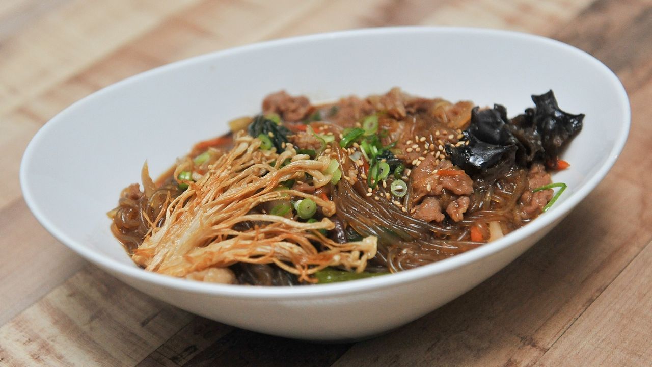 F2 Jap-chae, Potato Nodle with Vegetables