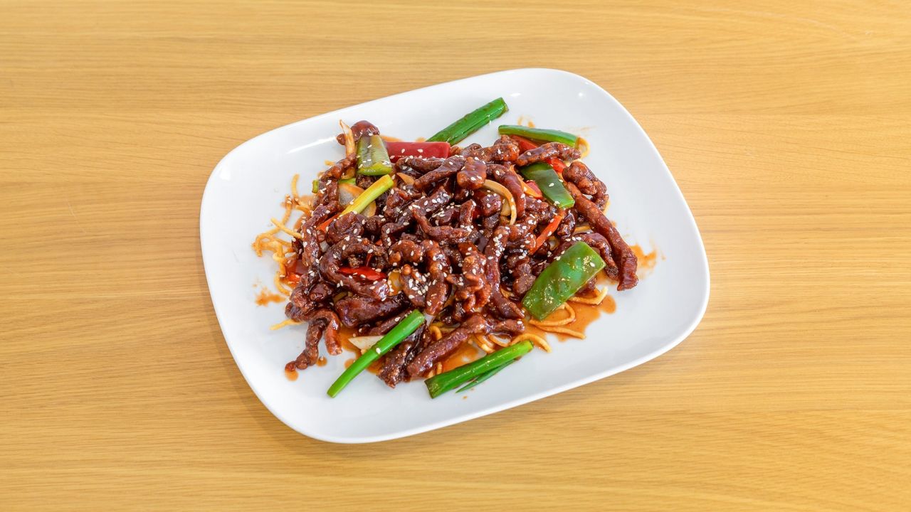 Deep Fried Shredded Steak Peking Style