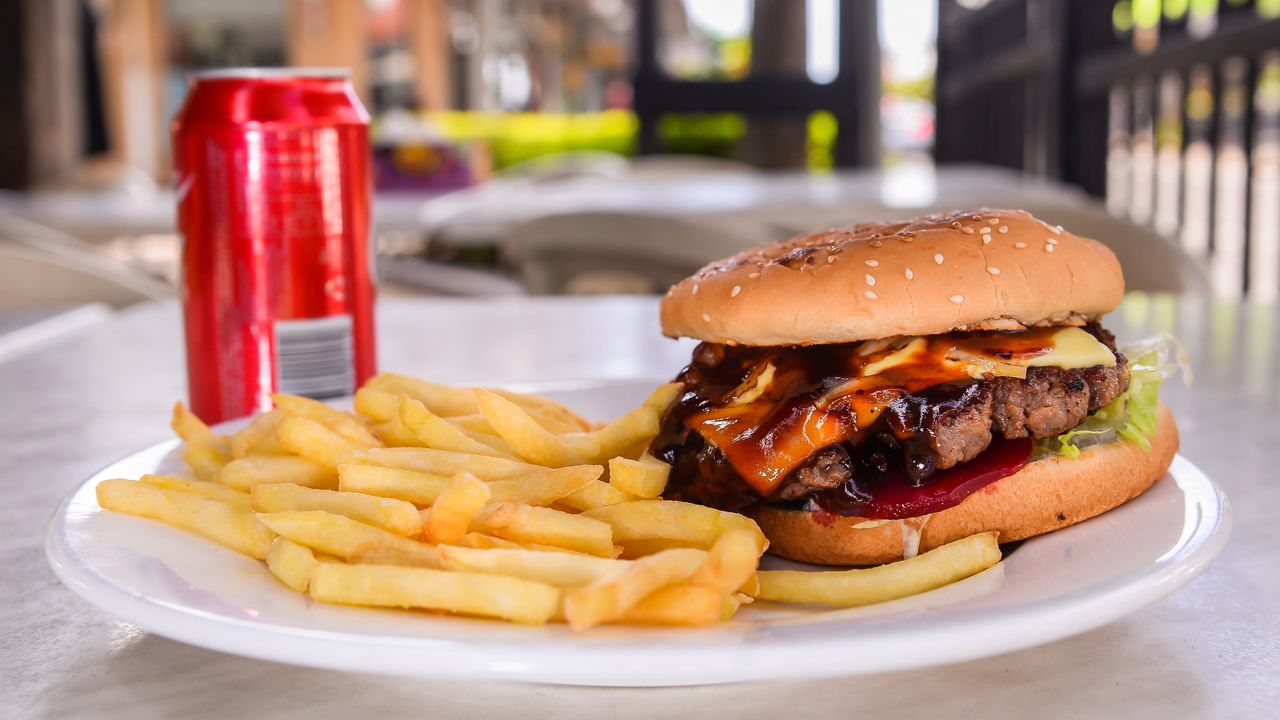 Beef burger combo