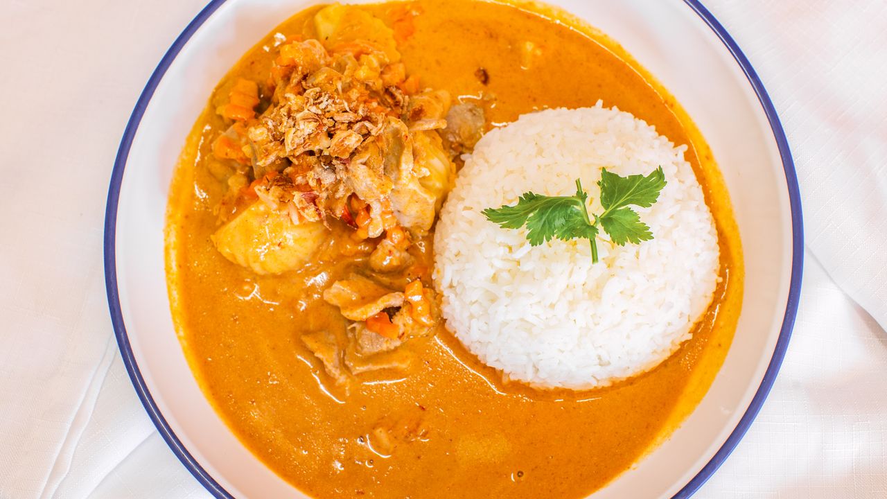 Massaman Curry on Rice
