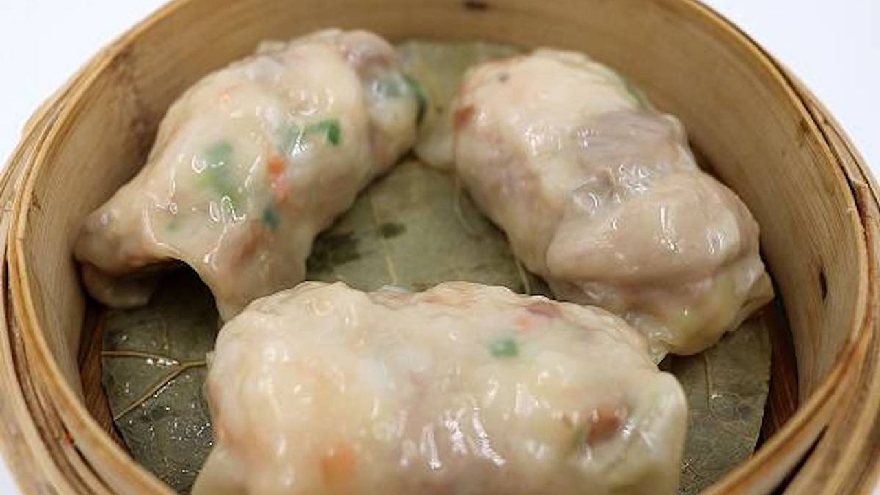 Steamed Prawn & Duck Rolls