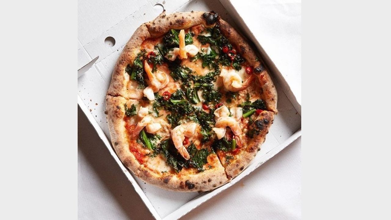 Pizza Tiger Prawns