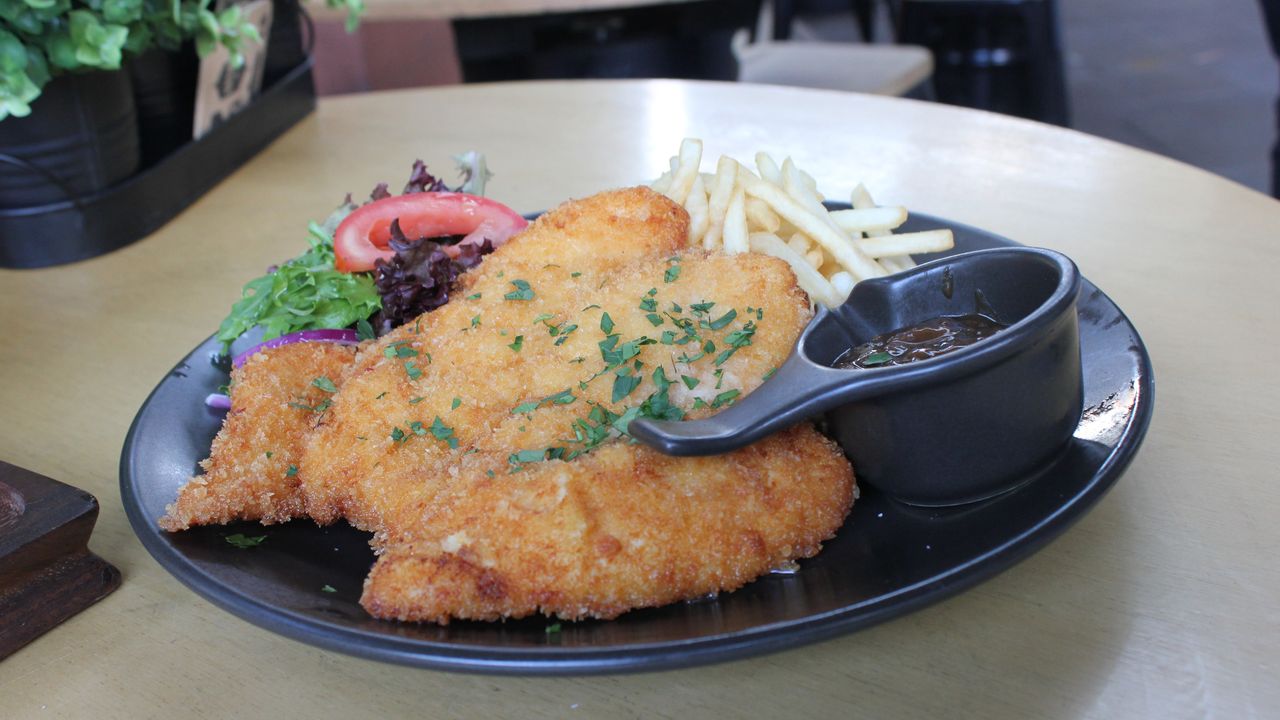 Crispy Crumbed Chicken Schnitzel