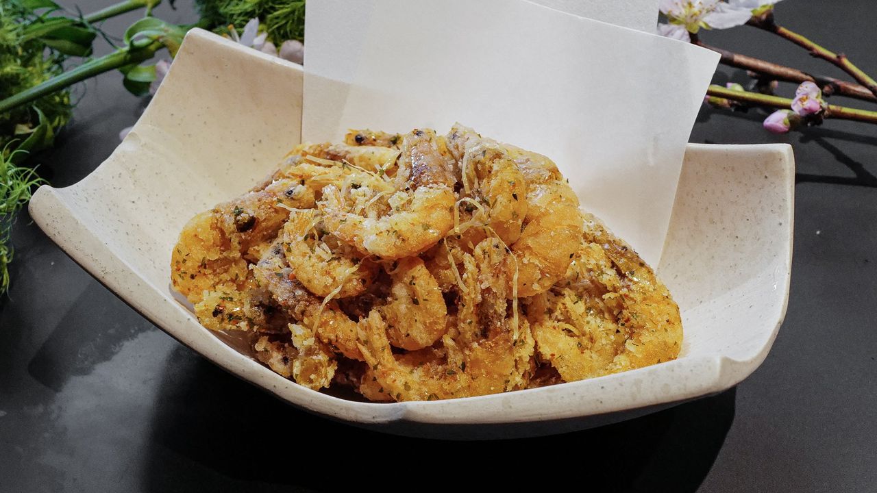 Shrimp with Garlic Salt