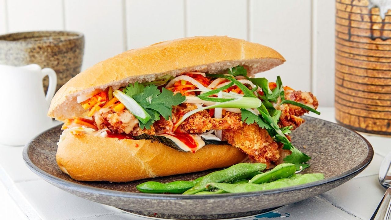 Chicken Katsu Banh Mi