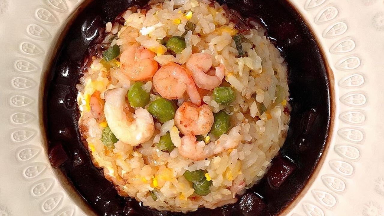JaJang Sauce with Prawn Fried Rice