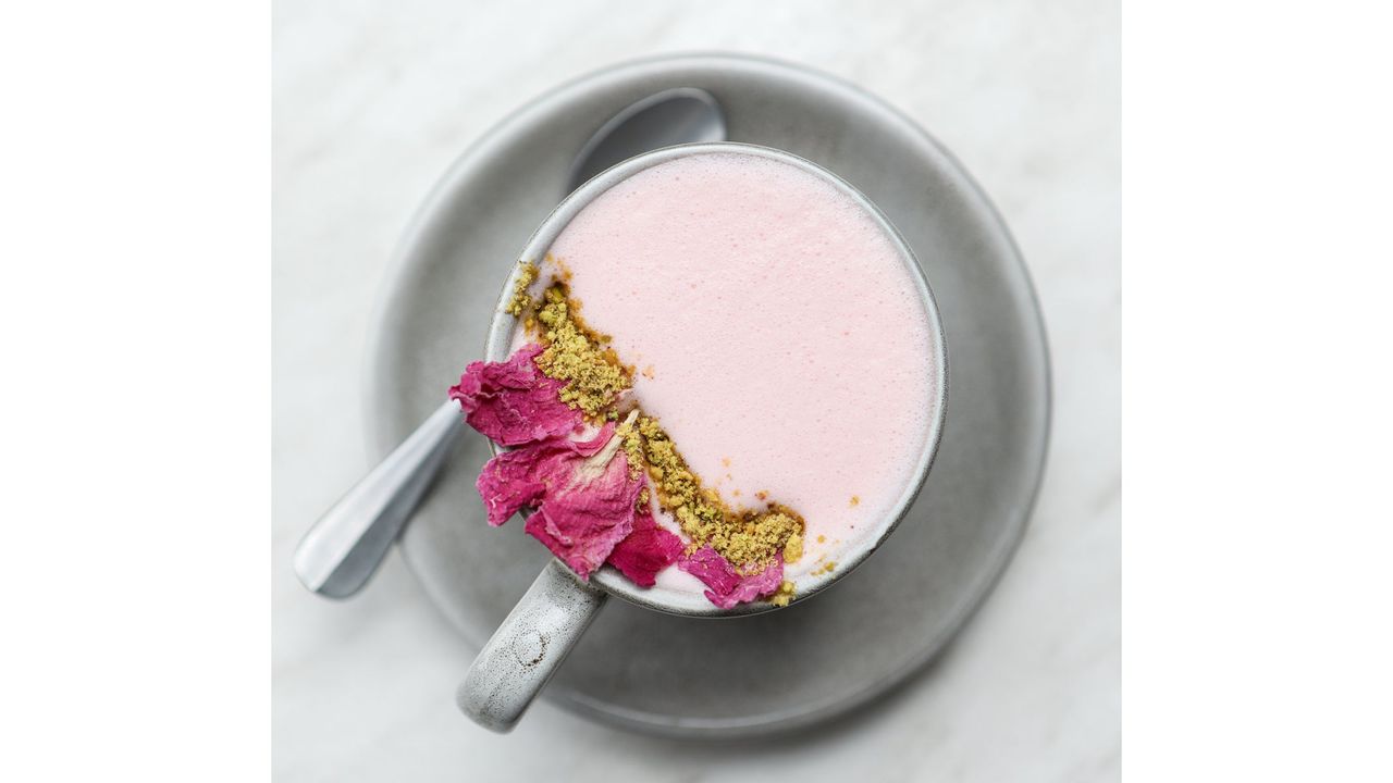 Rose Tea Latte