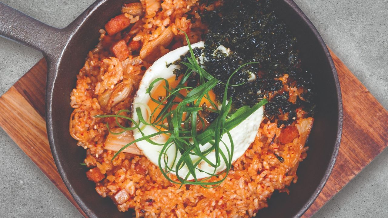 Spam Kimchi Fried Rice
