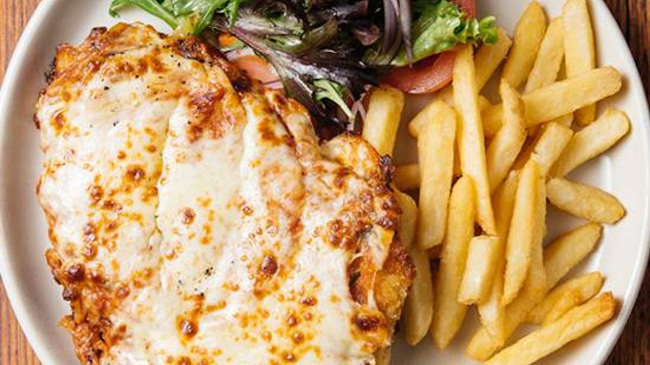 Homemade chicken parmigiana